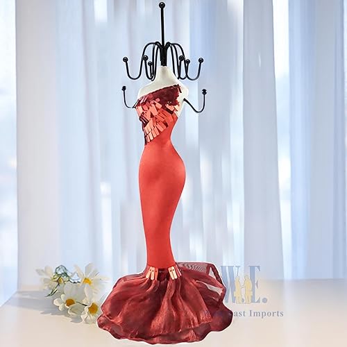 Miniatura 4 de WE - Organizador de árbol de lentejuelas con soporte para joyas de 10.0in