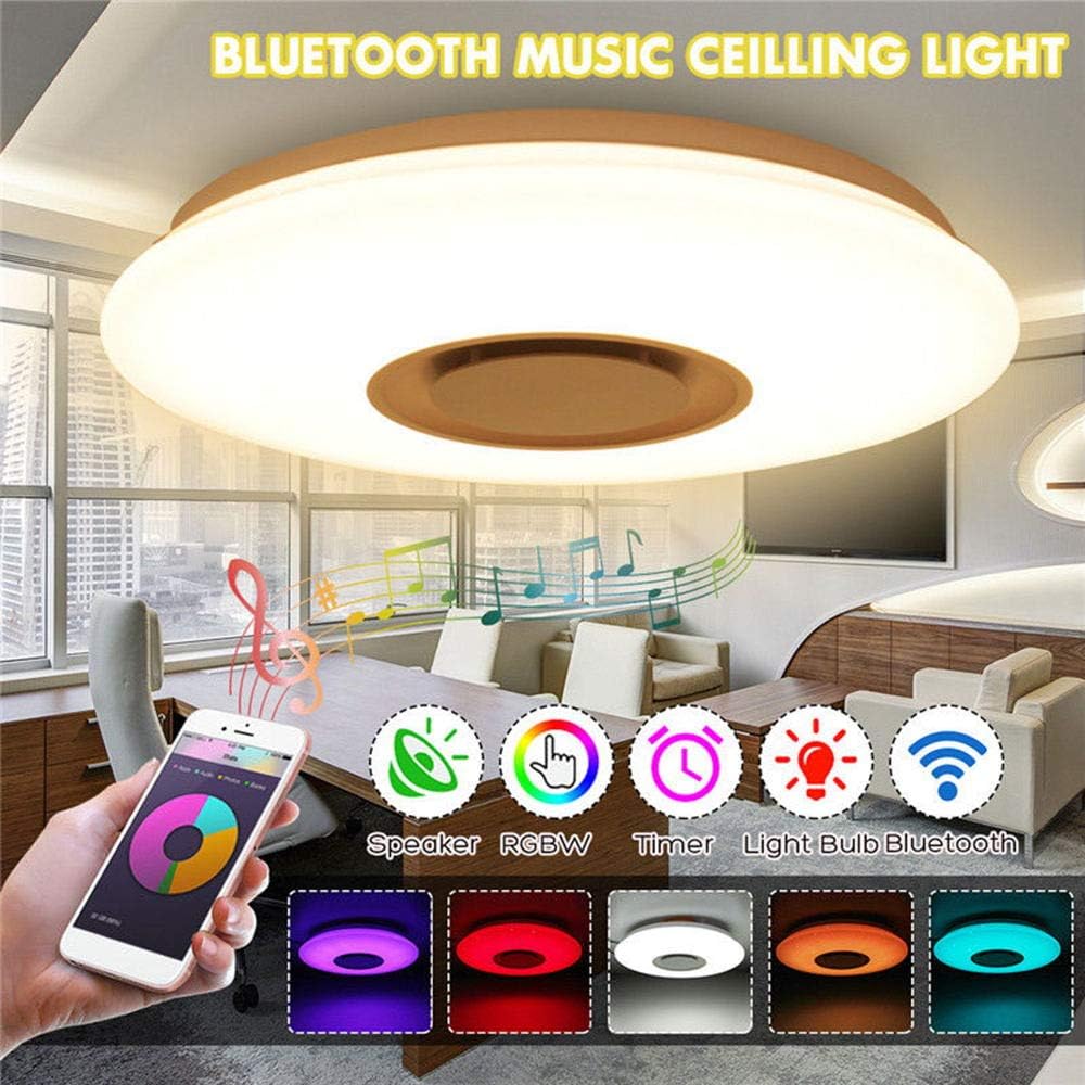 Black Friday - 40% OFF Upgrade Music Ceiling Light with Bluetooth Speaker Smart APP and Remote Control, High Sound Quality Speaker, Dimmable Modern Flush Mount Ceiling lamp, 24W RGB Color Changing Family Party Star Lights Flash Sale Buy 1 get 1 Upgrade Music Ceiling Light with Bluetooth Speaker Smart APP and Remote Control, High Sound Quality Speaker, Dimmable Modern Flush Mount Ceiling lamp, 24W RGB Color Changing Family Party Star Lights