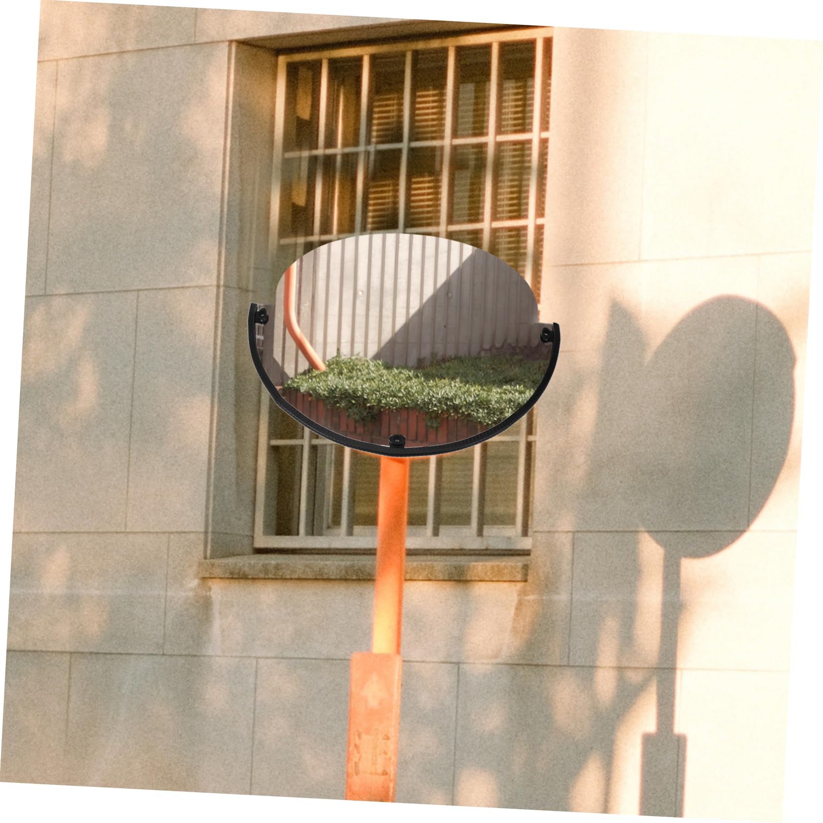 Ciieeo Espejo Convexo de Seguridad Vial 40 Cm Espejo Antirrobo Gran Angular para Garajes y Esquinas para Puntos Ciegos en Supermercados y Estacionamientos