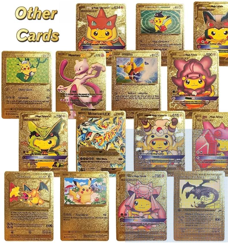 55pcs Ultra Rare Card Lot - V Gx ex Assorted Variety Game for Family Fun, Holidays & Game Nights image 2