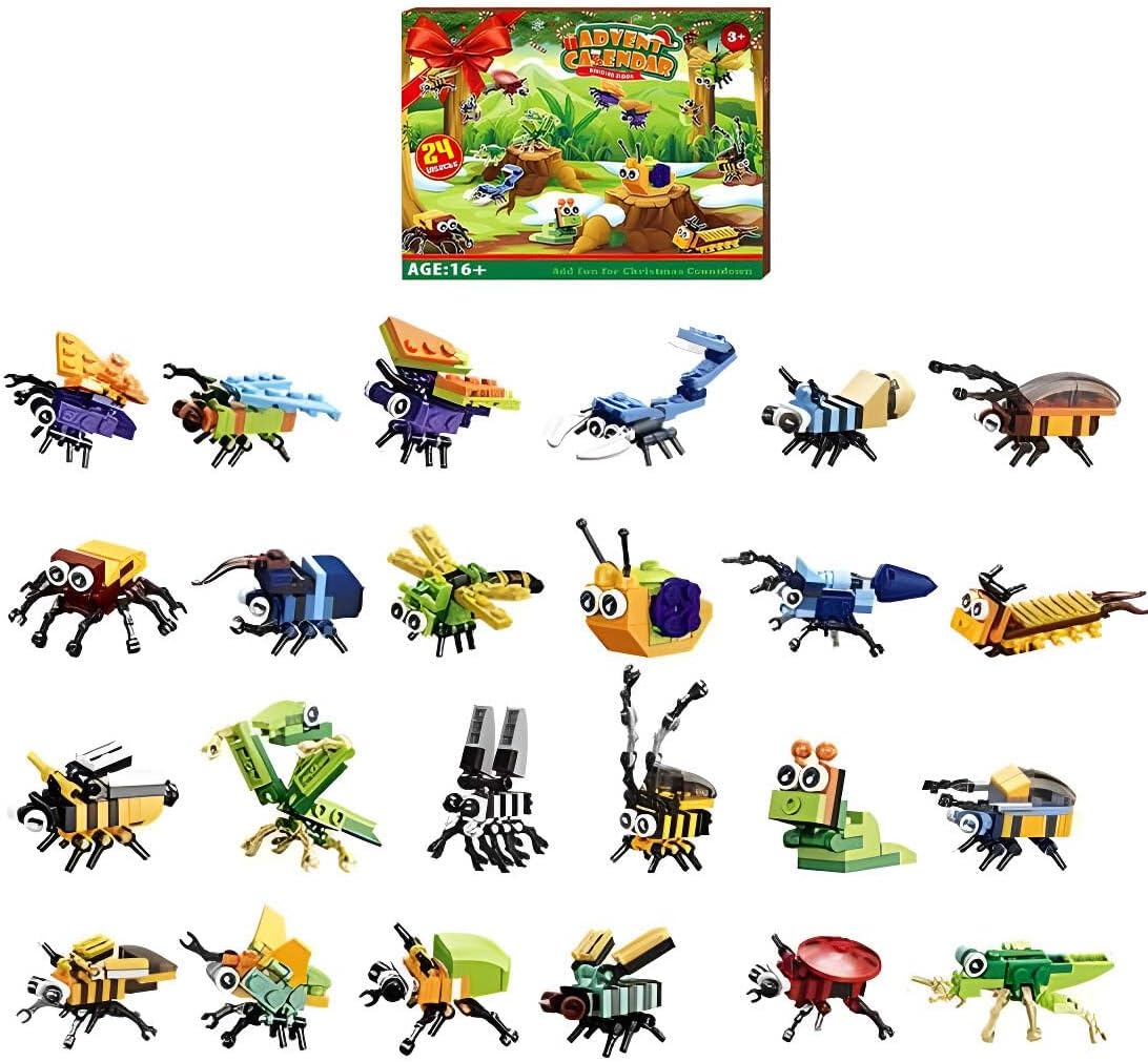 Amazon.com: 2023 Advent Calendar 24 Days Christmas Countdown Calendar ...