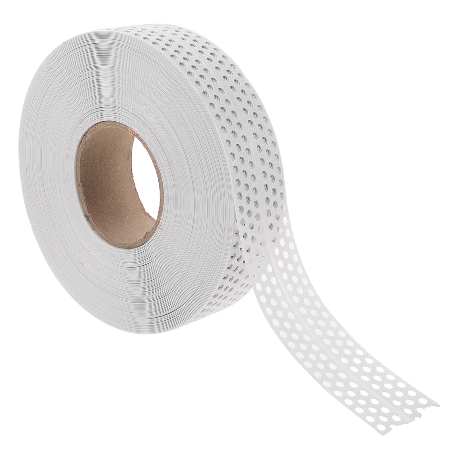 Cinta de Esquina de Pvc Autoadhesiva Rollo de 1, Mejora la Resistencia y Refuerza Juntas para Paneles de Yeso en Remodelación Residencial