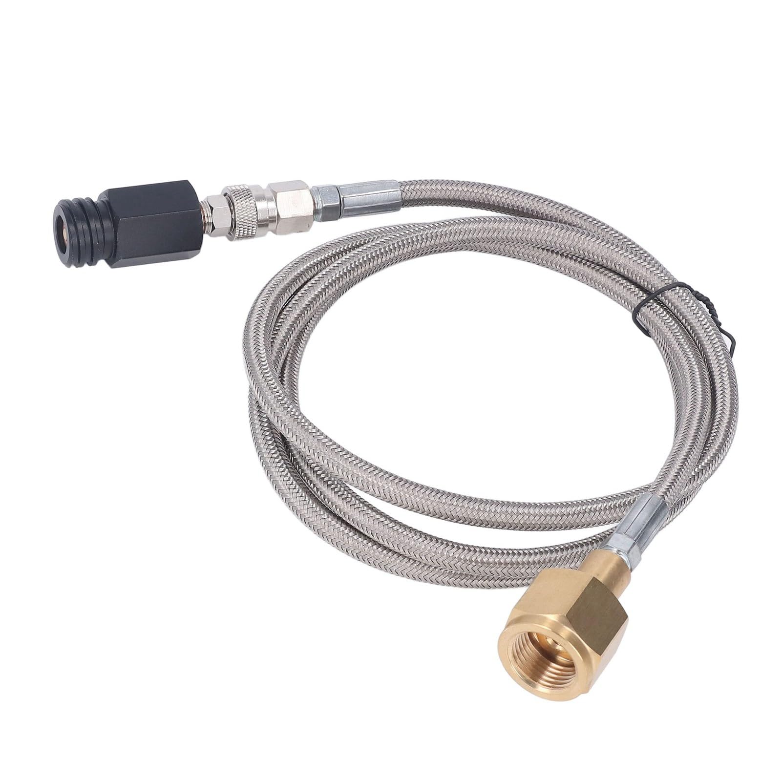 Alomejor Soda Refill Adapter with Durable 60in Hose (Wąż ze stali