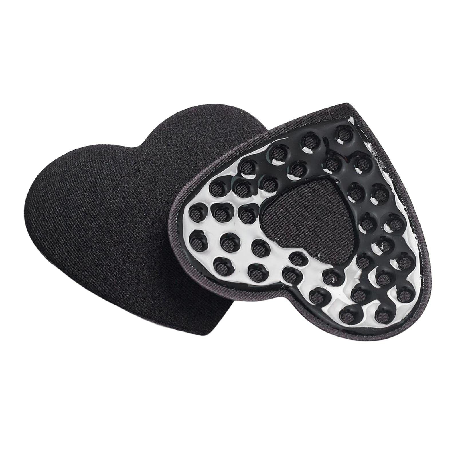 nivaa 2Pcs 1 Pair Breast Covers Silicone Adhesive Women Men Evening Dress Black Heart-picture-31
