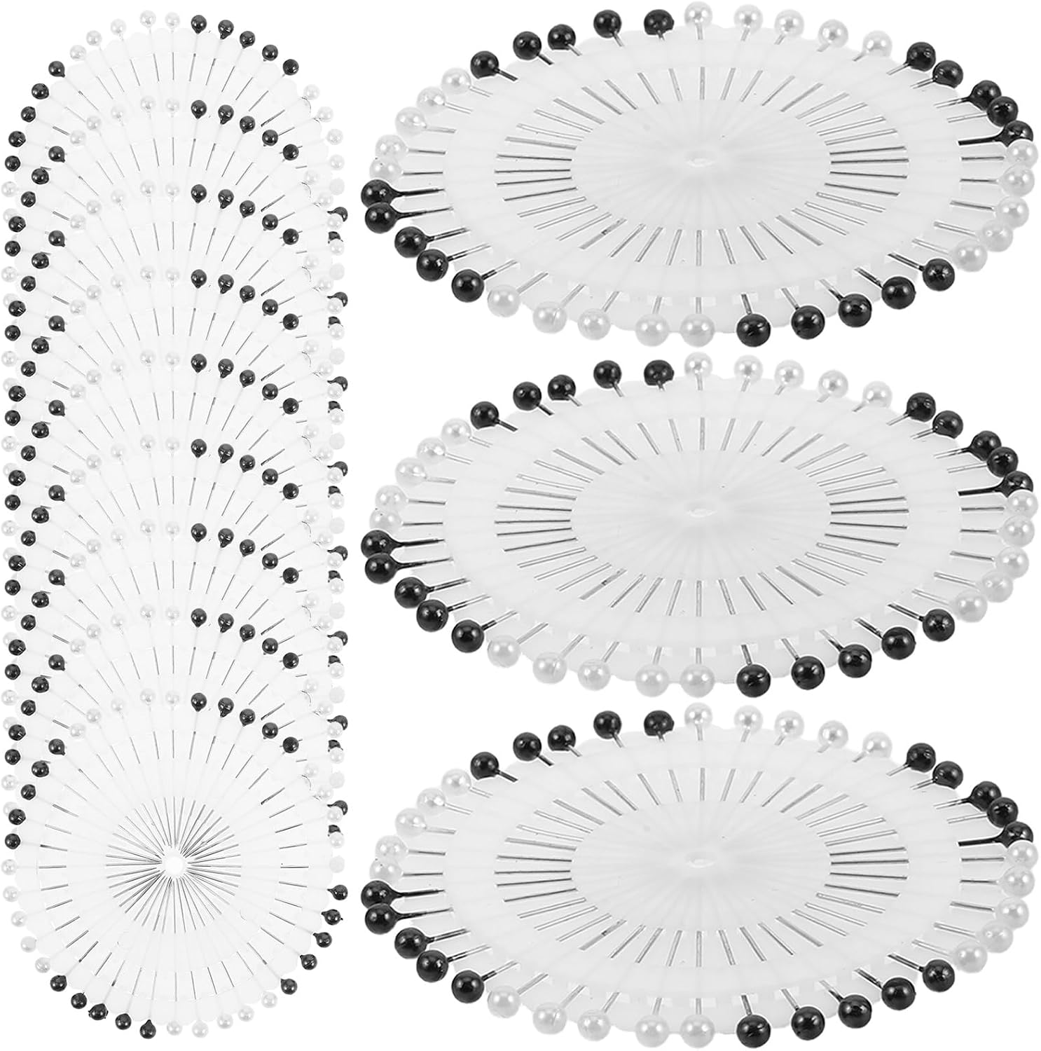 480pcs Pearl Head Straight Pins for Quilting and Sewing Fabric Crafting, DIY Dressmaking Accessories for Sewing Enthusiasts and Quilters
