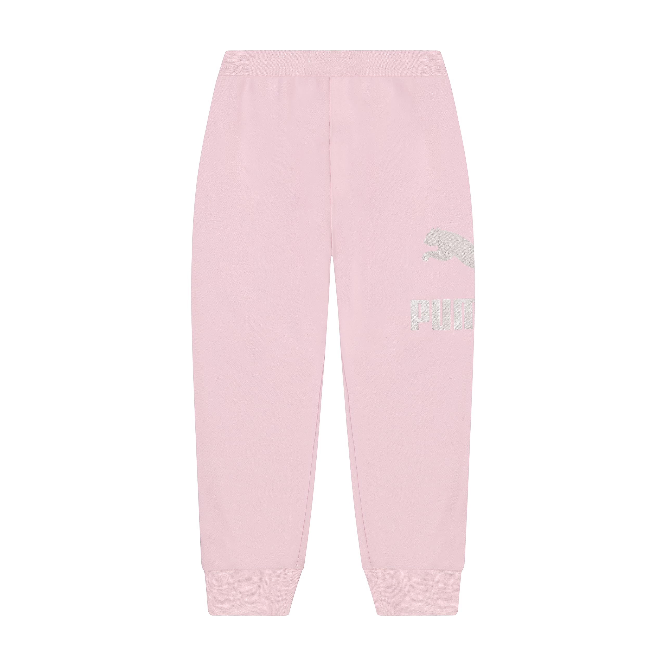 Puma Girls' Core Logo Jogger, Fleece Lined, Elastic Waistband, Pull on Pant