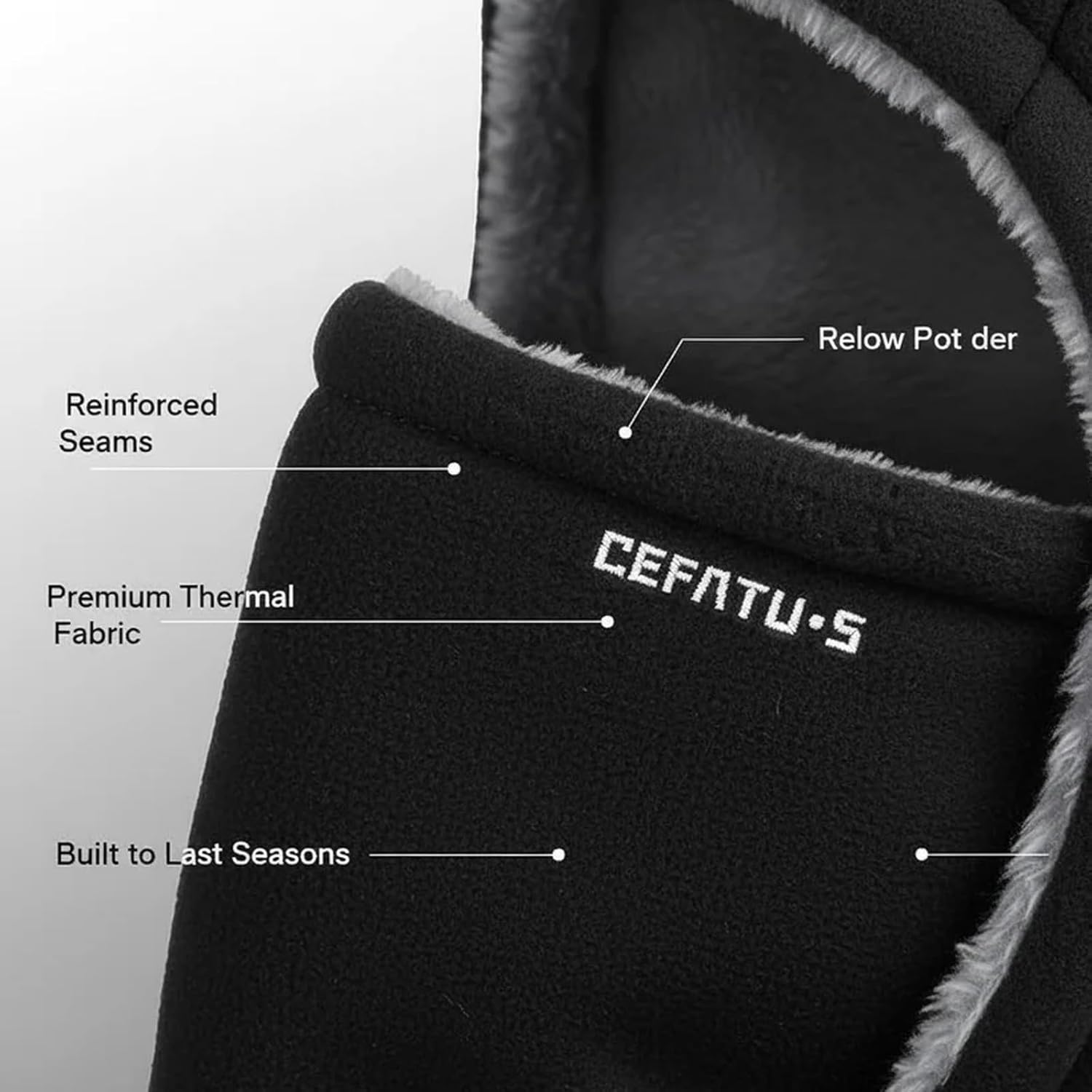 ThermaFleece Balaclava - Windproof 3-in-1 Winter Hat, Mask & Neck Warmer for Extreme Cold Weather, Fleece Ski Mask & Hoodie