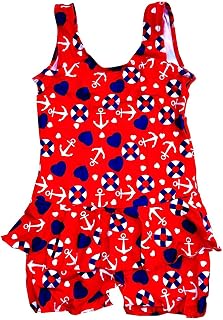 THE MORNING PLAY Swimwear Girls Swimming Costume for Girls, Age 2-10 Years (Pack of 1) Price In India
