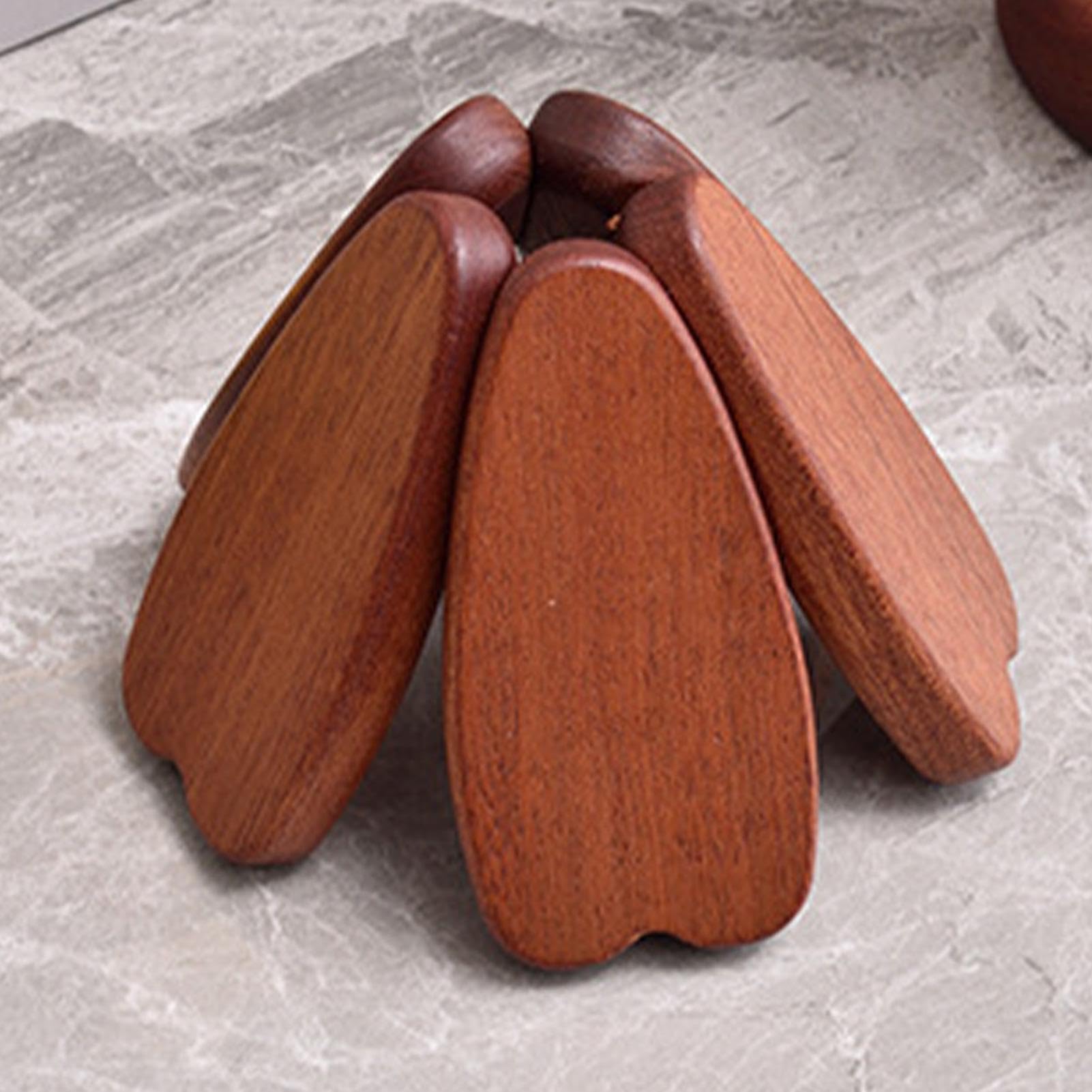 Dessous de Plat en Bois Sapin de Noël Support en Bois Résistant À La