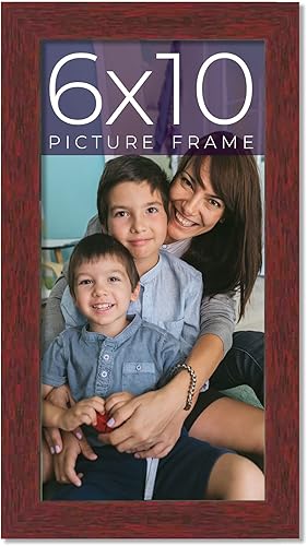 Miniatura 105 de Marco de fotos de madera maciza marrón de 24 x 24 pulgadas de ancho Profundidad del marco interior de 0.5 pulgadas Marco de fotos tradicional