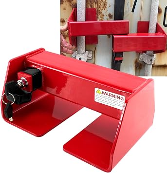 RYANSTAR RACING Heavy Duty Cargo Lock Compatible with Shipping Container Semi Trailer Truck Anti Theft Rust Proof Mechanical Key