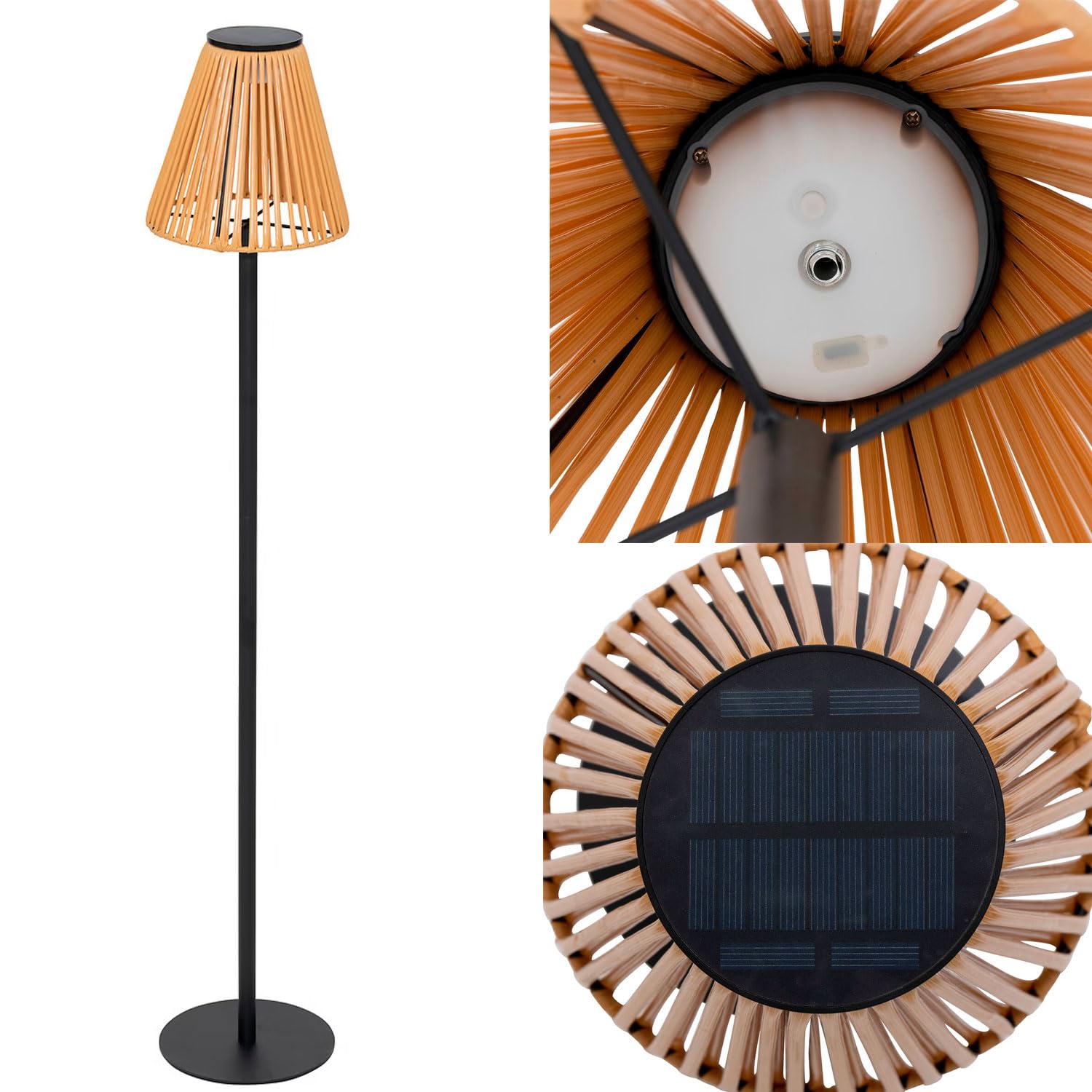 Hogar y Mas LAMPARA Solar DE PIE KESY LED 108CM