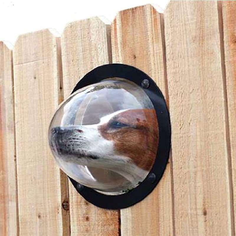 Janela Bolha para Cães em Cerca, Domo de Acrílico Transparente MEKBOK SC1PP, 24,13 cm