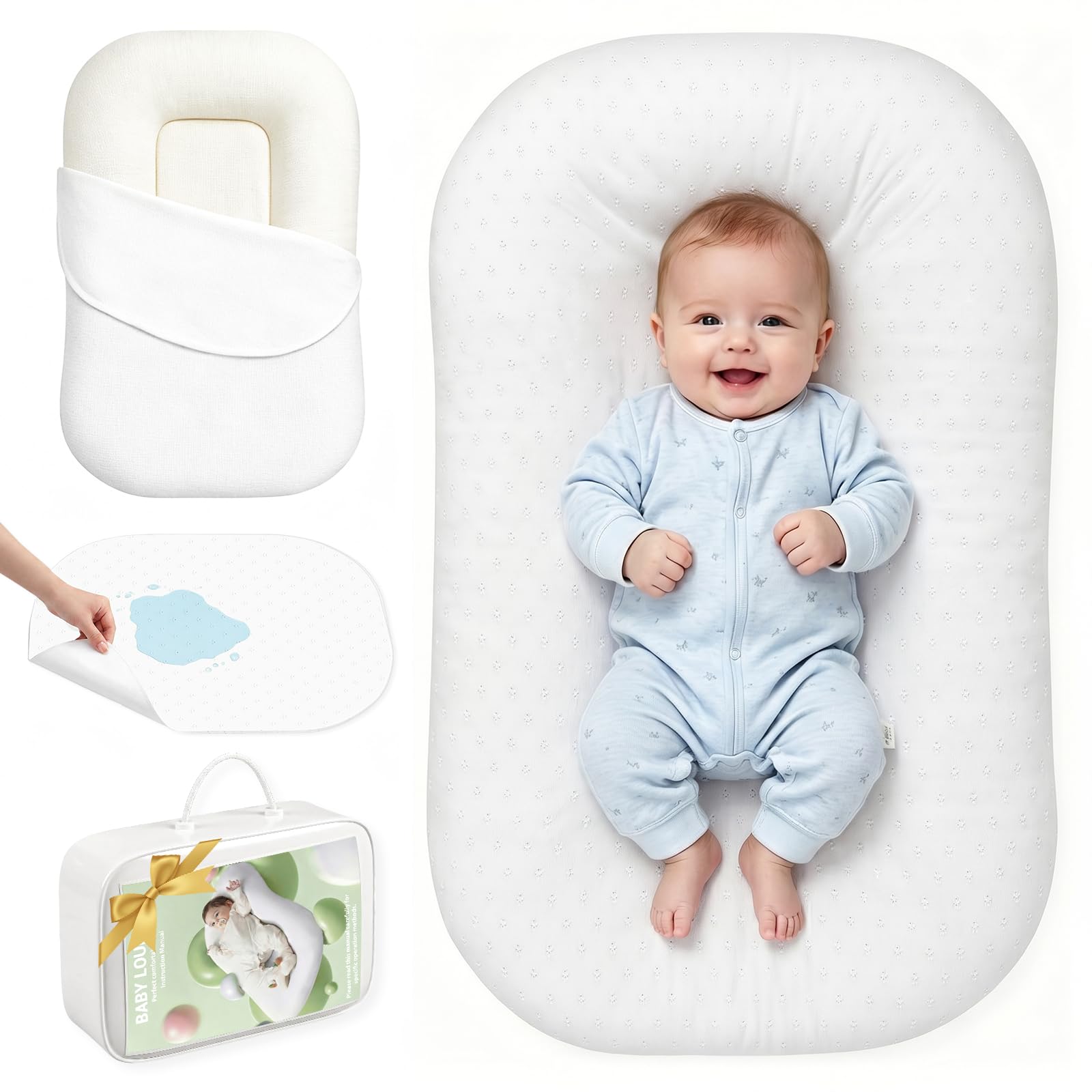 UMEIJA Baby Lounger Infant Support Cushion - floor seats and loungers | Mubboo
