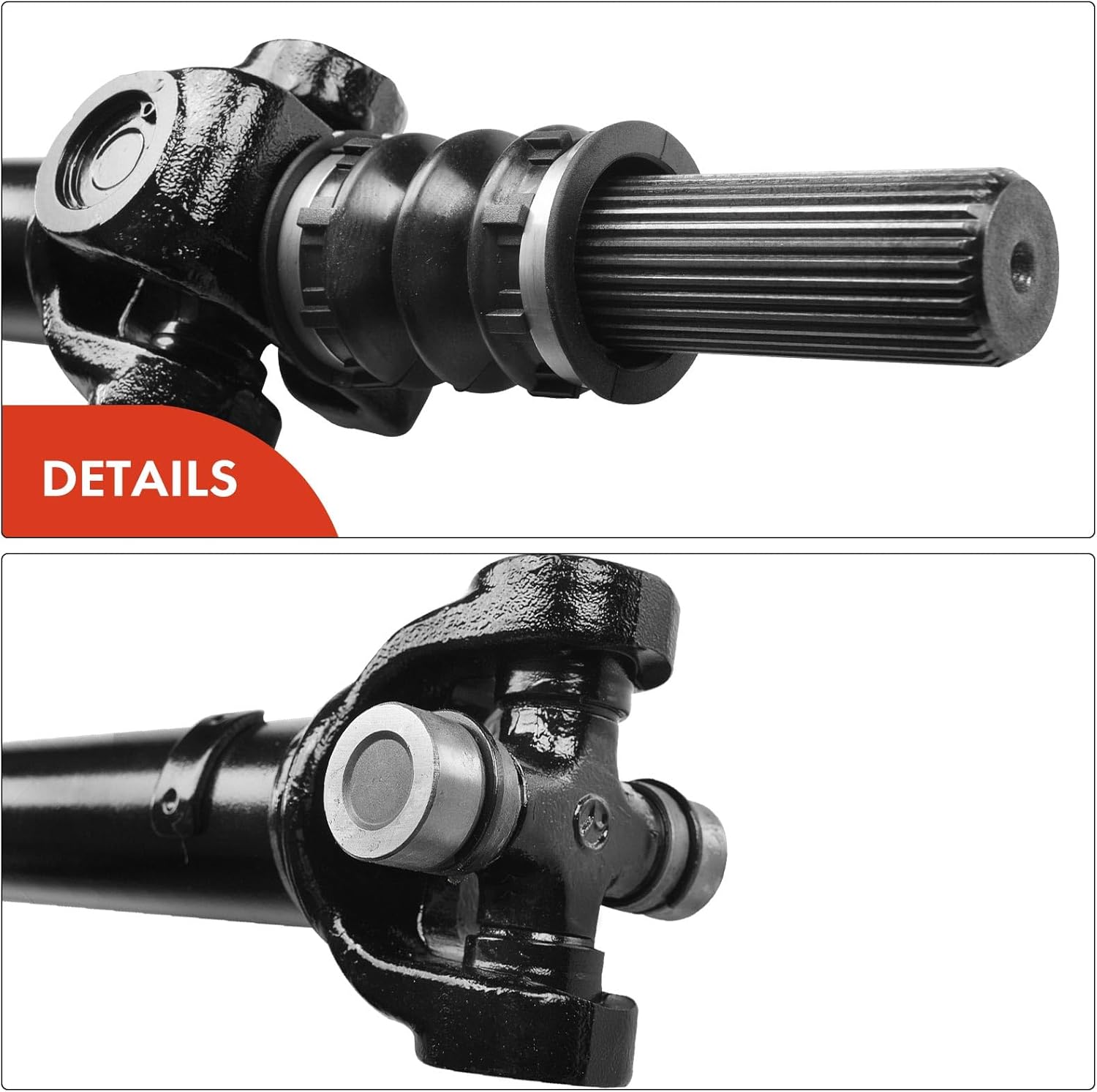 A-Premium Front Complete Drive Shaft Prop Shaft Driveshaft Assembly Compatible with Chevrolet Silverado 1500 & GMC Sierra 1500 2014-2017 4.3L, 4WD, Replace# 22760959, 23180816