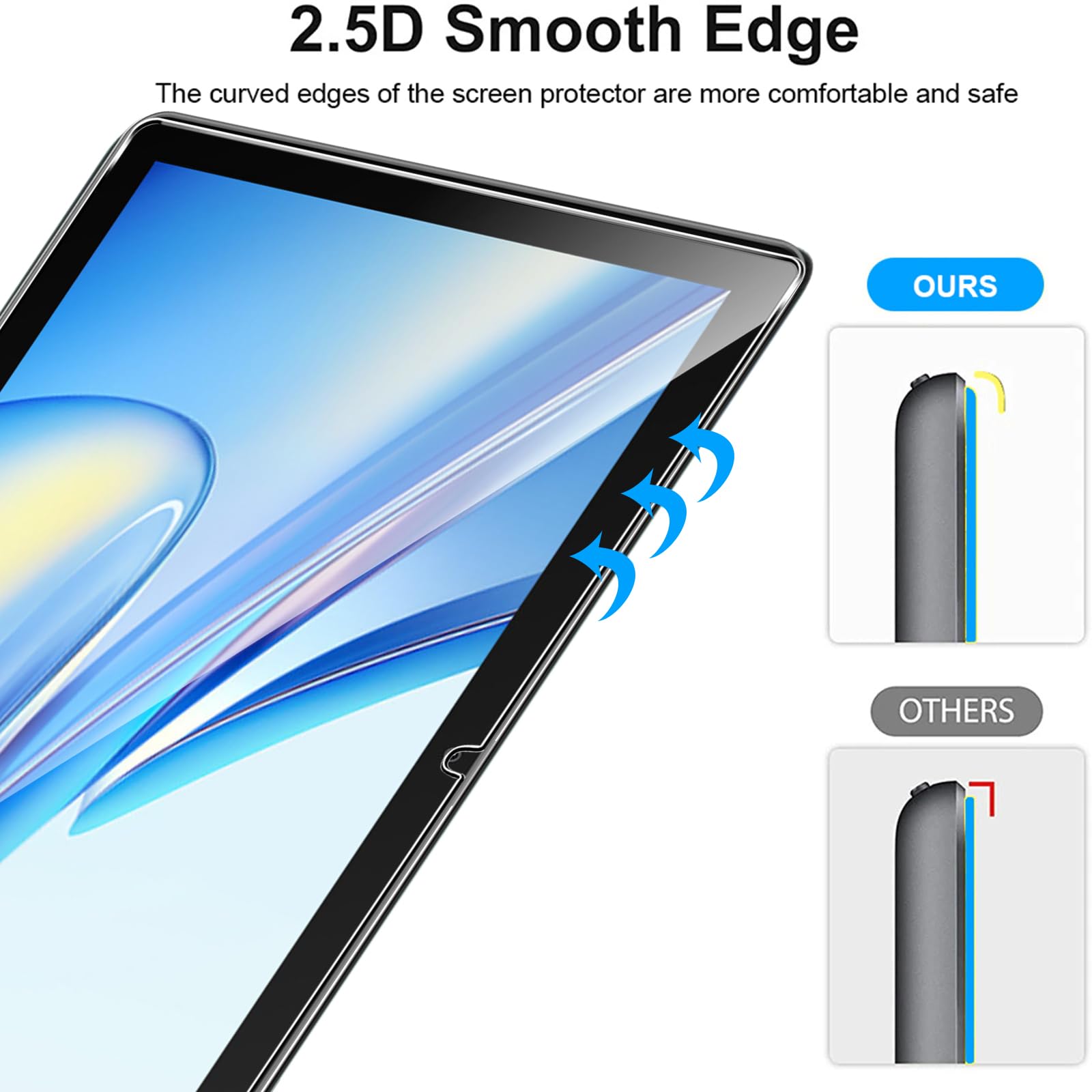 Funda Carcasa Compatible con Blackview Tab 7 WiFi & Tab 8 WiFi Tablet 10 Pulgadas, Ultra Slim PU