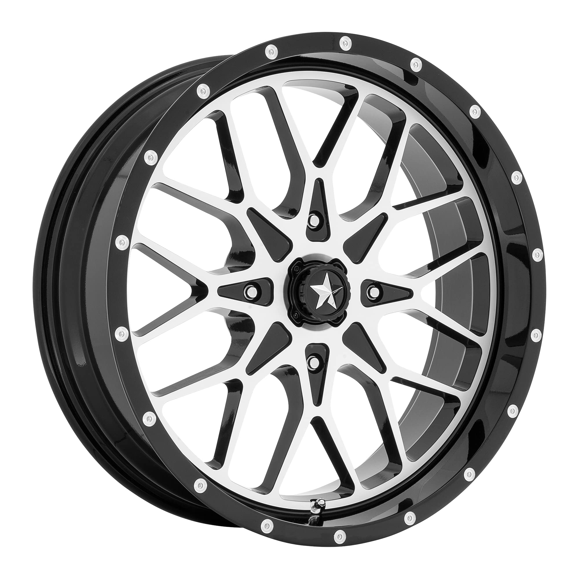 Amazon.com: MSA Offroad Wheels MA45 14X7 4X137 G-BLK MACH 10MM