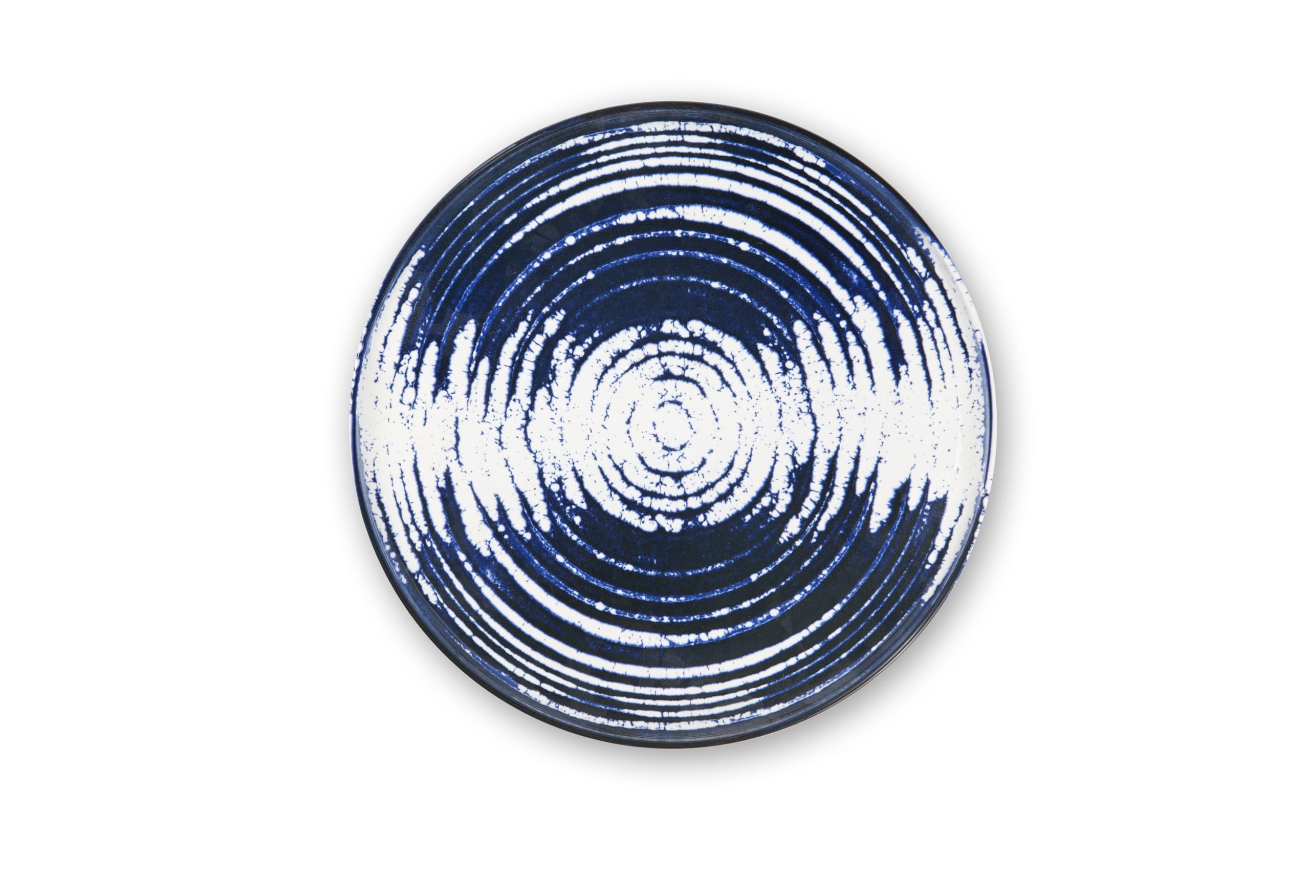 Excelsa Ermes Servizio Piatti 12 Pezzi, Ceramica, Effetto Reattivo, 4 Persone