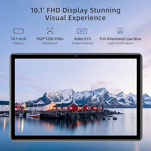 Miniatura 5 de DOOGEE Tablet T10 2023 tablet Android 12 de 101 pulgadas batería de larga duración de 8300 mAh 15 GB128 GBSD de 1 TB para juegos FHD1920  12004G LTE