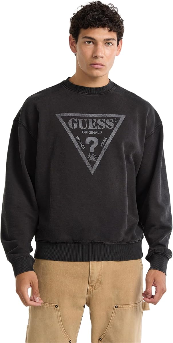 GUESS Originals Eco Vintage Triangle Crewneck