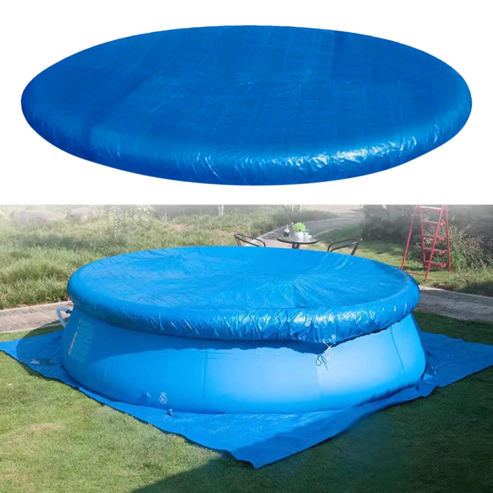 di Copertura per Piscine Fuori Terra, Protezione Impermeabile per Uso Esterno, Diametro 366 cm