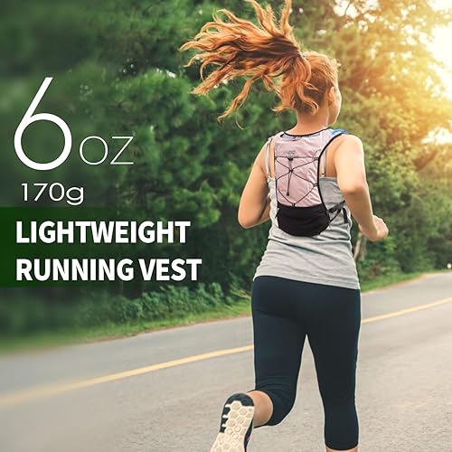 Miniatura 5 de Lightweight Running Vest for Women & Men Hydration Backpack Pack with 1.5L Water Bladder Bag Running Gear Accessories for Hiking Marathon Trail