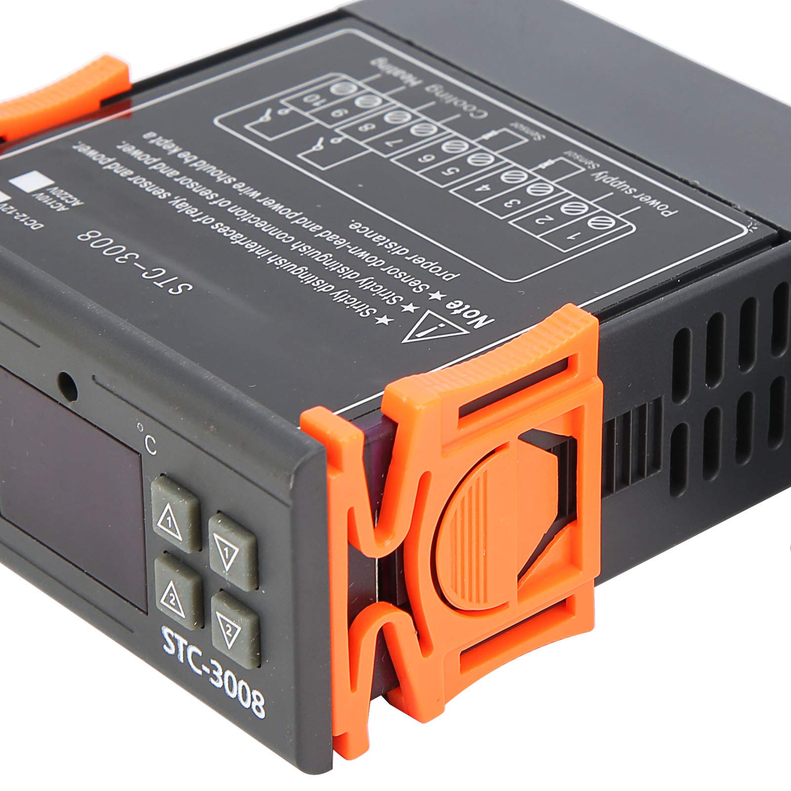 Termoregolatore Digitale STC-3008 220V Per Incubatrici, Terrari E Fermentazione – Doppia Sonda, Controllo Riscaldamento/raffreddamento