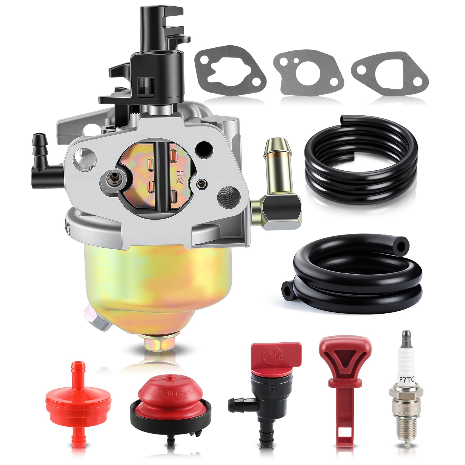 AUTOKAY 951-15236 Carburetor Fits for Troy Bilt 31AS6BN2723 31BS6BN2711 MTD Craftsman SB410 SB400 24" 31AS6BEE793 Snow blower w/ 208 cc Engine