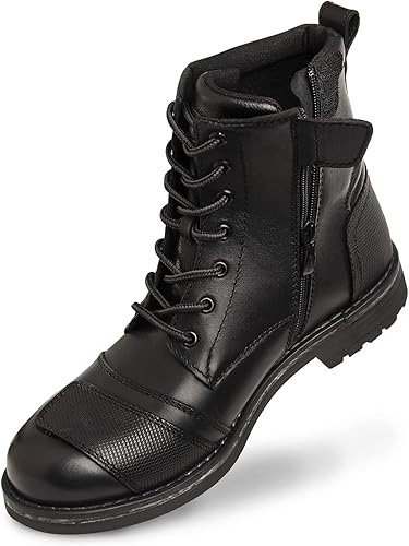 Miniatura 3 de WORKLAND 89729 Botas de motocicleta - Zapatos de moto para hombre - Botas de motociclista para hombre de turismo - Botas de motocicleta para hombre