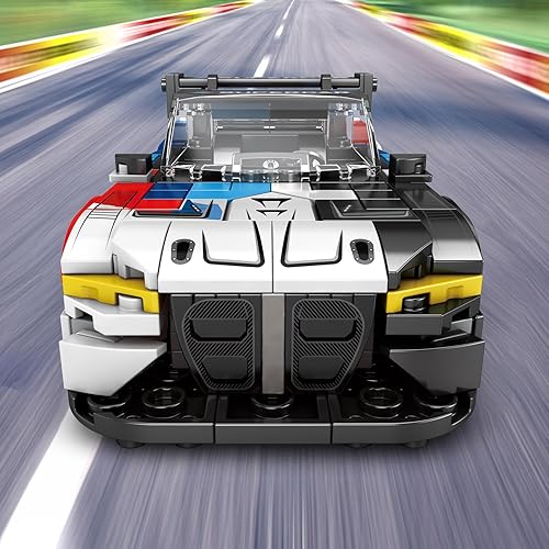 Miniatura 2 de JMBricklayer Mini Speed Racing GT3 - Juego de construcción de autos deportivos, juguete de súper auto deportivo, modelo coleccionable, bloques de