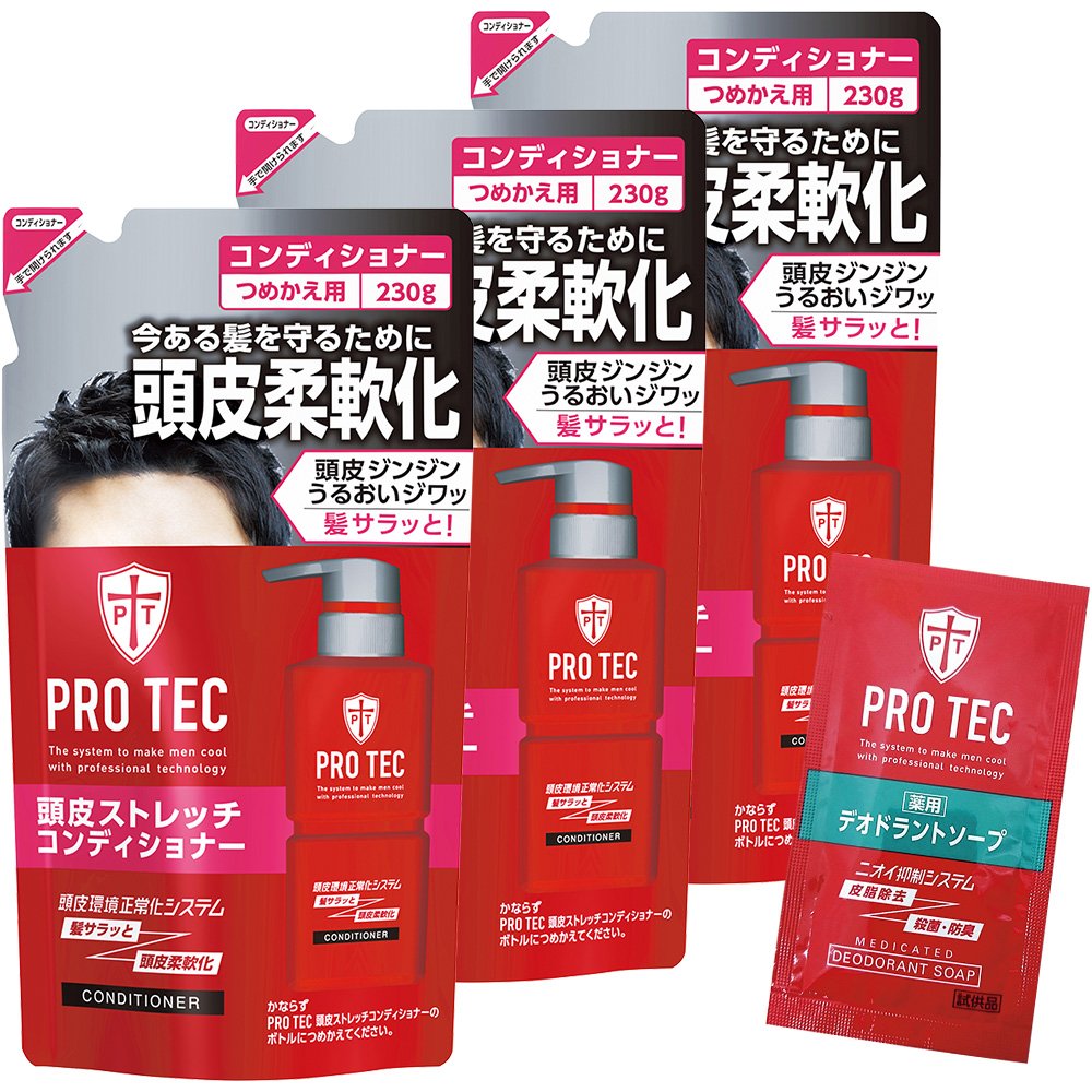 PRO TEC(プロテク)頭皮ストレッチ シャンプー 詰め替え230g×12個 Amazon | PRO TEC(プロテク) 頭皮ストレッチ シャンプー