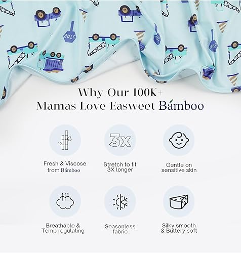 Miniatura 5 de Paquete de 3 mantas para chupete para bebé, viscosa derivada de bambú, súper suave y transpirable, manta de seguridad para acurrucarse, 9.5 x 9.5