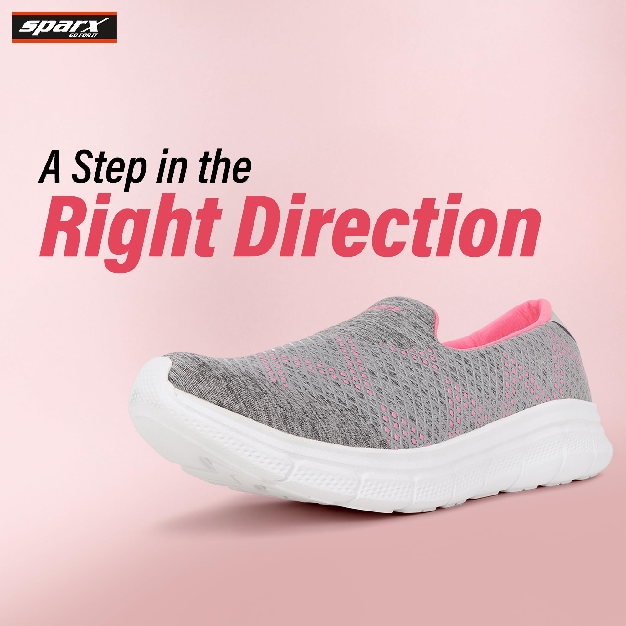 SPARX Womens SL 9036 | Enhanced Durability & Soft Cushion | Grey Running Shoe - 5 UK (SL 9036)