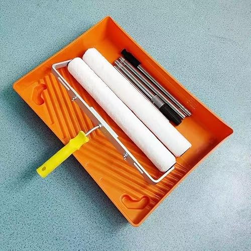 18inch Paint Roller Brush Short-Middle-Long Plush Painting Handle Tool Wall Decorative 6MM/9MM Painting Handle Tool Support (Color : 18mm Package E) - Image 3