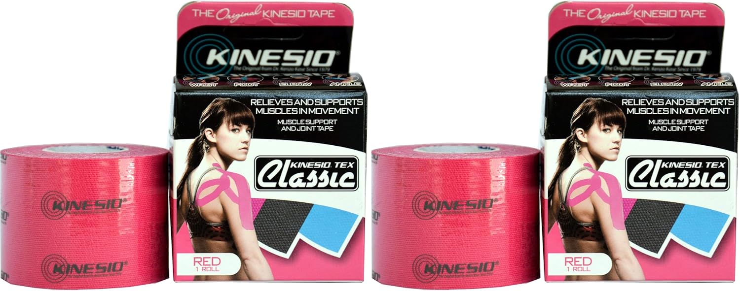 2" Kinesio® Tex Classic W/R Red (Pack of 2)