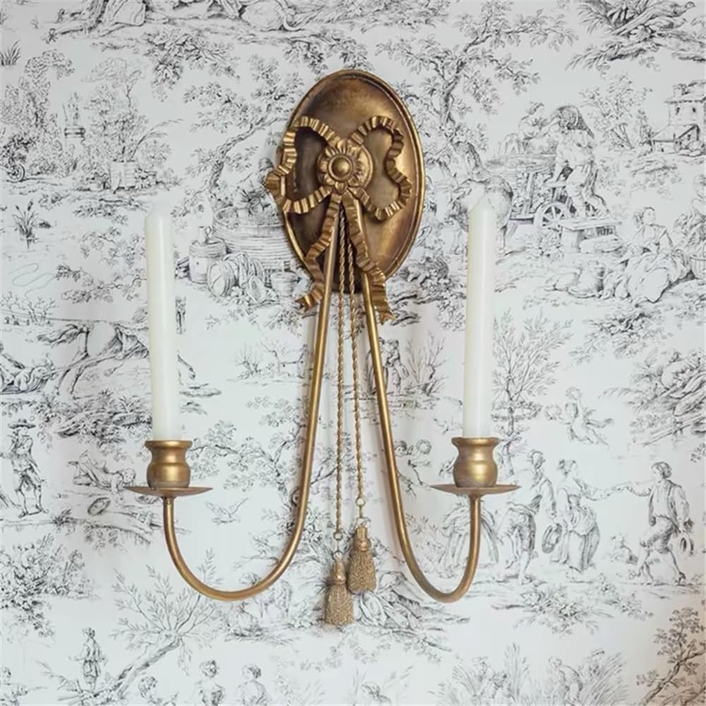 Candelieri decorativi Portacandele da parete for la casa Candeliere in oro per la sala da pranzo