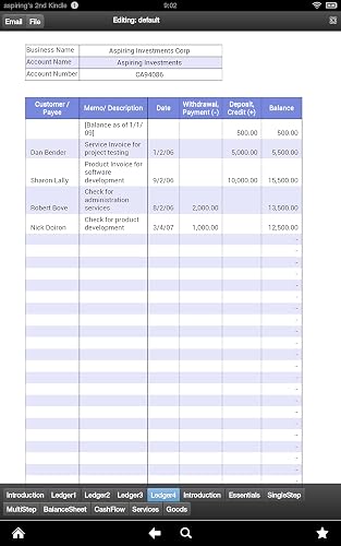 Accounts Tally – vue 5