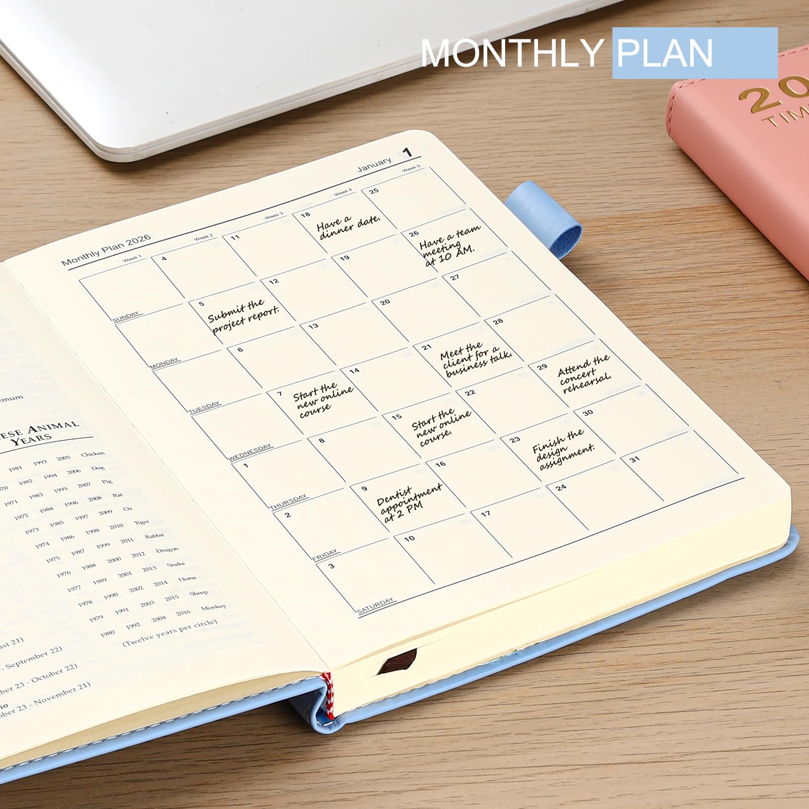 Settimana Su Due Pagine 2022-2023 Set Di Inserti Per - Foto 12