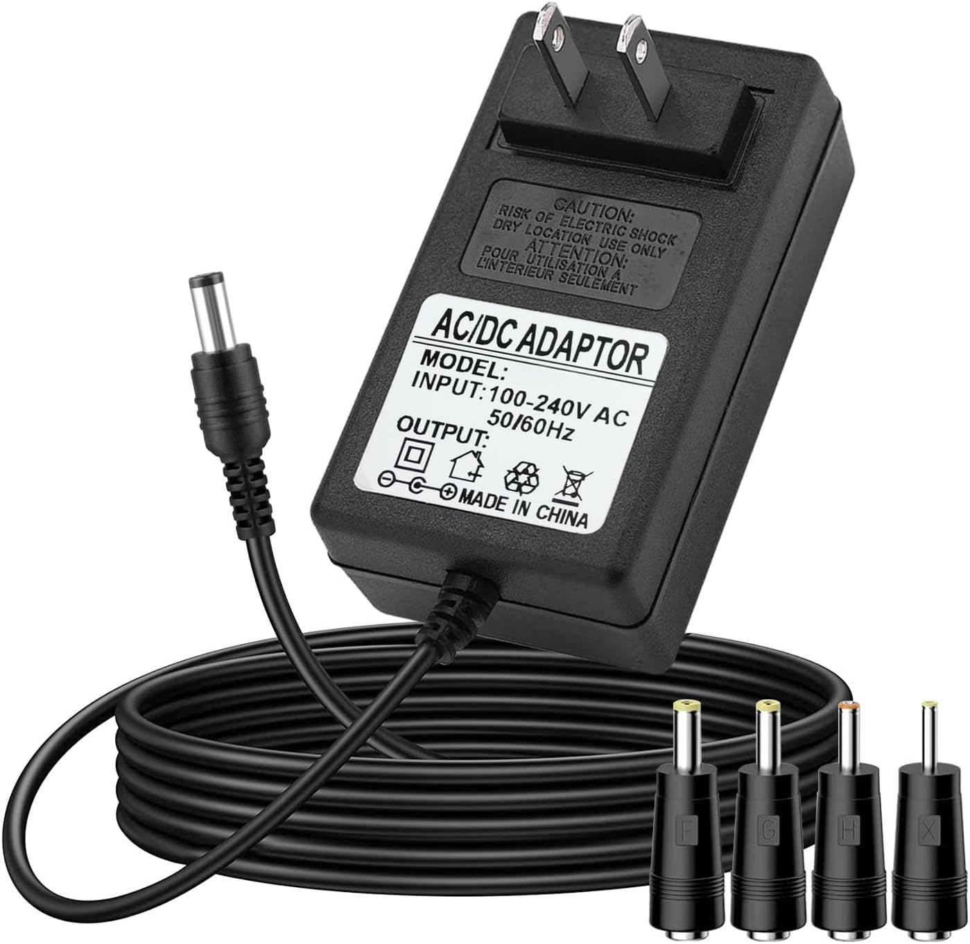 16.8V AC/DC Massage Gun Charger Adapter Compatible with LifePro Sonic, Sonic Mini,Fusion X, Sonic Pro, Youdgee H1 Mini, Mebak 3, Cryotex, DamKee DK-01 02, Wattne W2 W1, jetbus, Sportneer Massage Gun