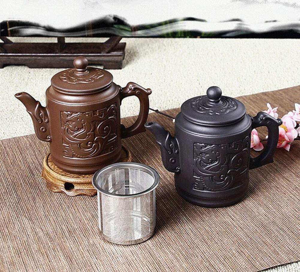 Amazon｜中国の手作り宜興紫泥ティーポット、大容量家庭用
