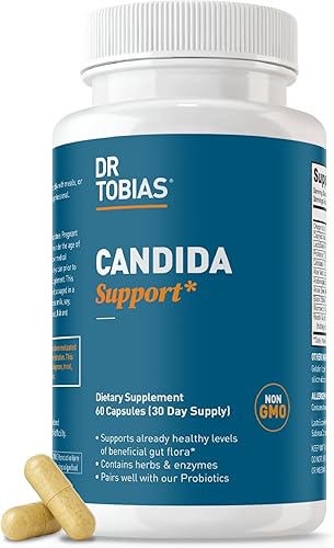 Miniatura 2 de Dr. Tobias Candida Support & Colon Everyday Health Peach Mango - Suplemento de apoyo microbiano y bebida de fibra de psyllium para apoyo digestivo