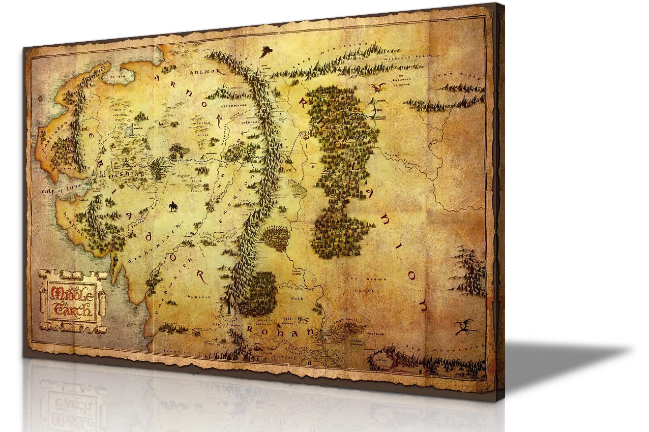 Buy Middle Earth Lord of The Rings Wall of Middle Earth Lord of The
