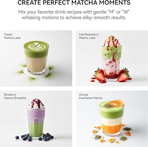 Miniatura 9 de Batidor de matcha – Batidor de bambú para polvo matcha, hecho a mano orgánico tradicional japonés Chasen, agitador de matcha de 100 puntas Wisk