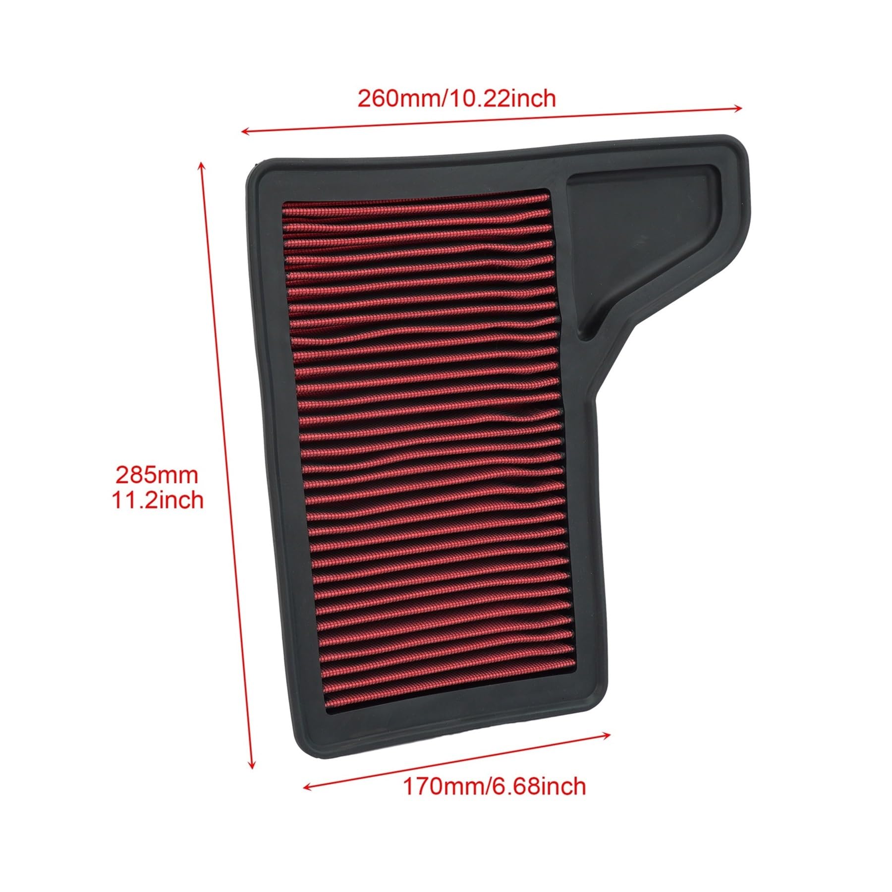 Kit filtri auto Filtro aria sportivo ad alto flusso 2015-2023 adatto per Ford Mustang GT di aspirazione dell'aria Accessori lavabili riutilizzabili Filtro aria condizionata