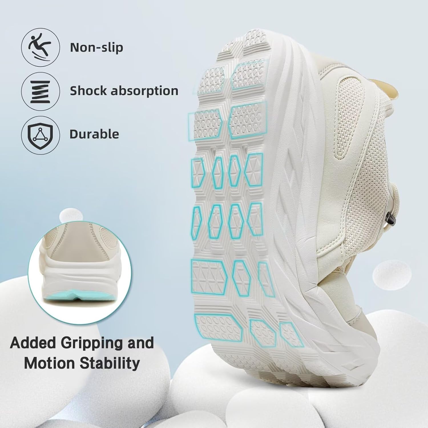 OrthoComfoot Men's Orthopedic Diabetic Wide Walking Shoes: Comfortable Plantar Fasciitis Fashion Sneakers with Arch Support for Swollen, Casual Hammer Toes Shoes for Foot and Heel Pain Relief - Image 8