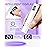 mlogiroa Mini UV Light for Nails Handheld Flash Cure Light 3w Portable Led Lamp with 2 Timer Settings 20/60s for Home DIY Salon Women Gel Polish (White)