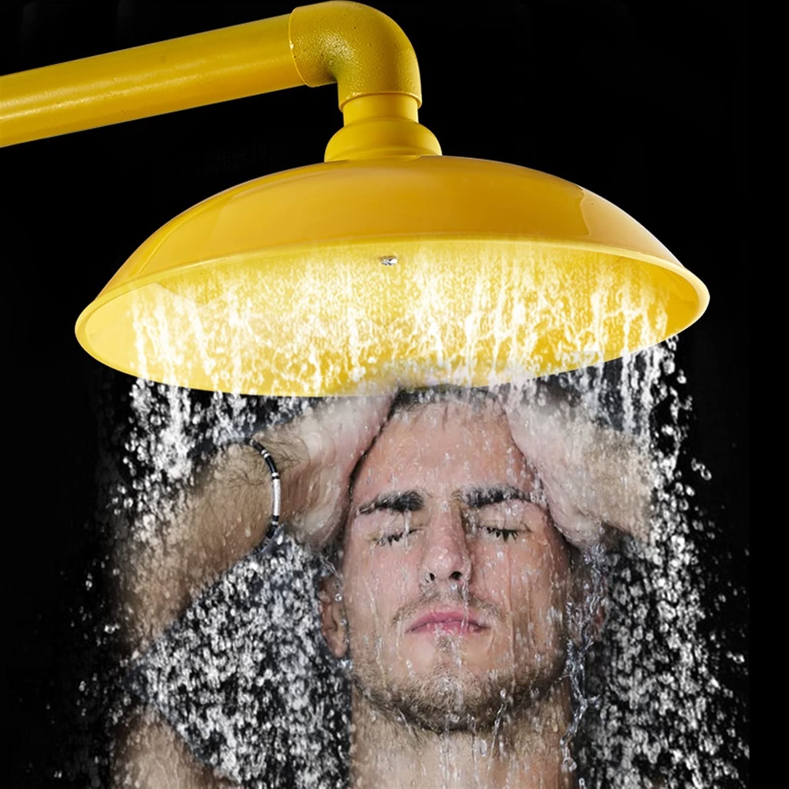 Station De Douche Murale, Station De Lavage Oculaire d'urgence, Lave-Visage,Style 1