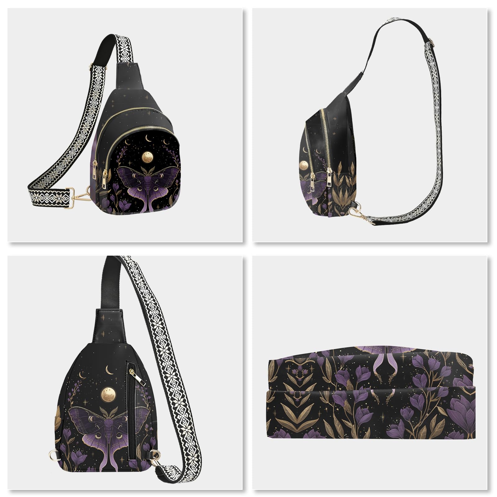Mochila bandolera pequeña de cuero, mochila cruzada de viaje, mochila de senderismo para mujer, ajustable