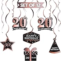 Vista 50 de LINGTEER - Serpentinas para fiesta de cumpleaños, 24