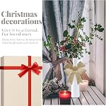 20" Tall Black Ceramic Vase,Floor Vases for Pampas Grass,Minimalist Style Flower for Modern Decor,Tall Skinny Vase for Entryway,Bookshelf,Fireplace,Shelf Decorative(L,50CM)